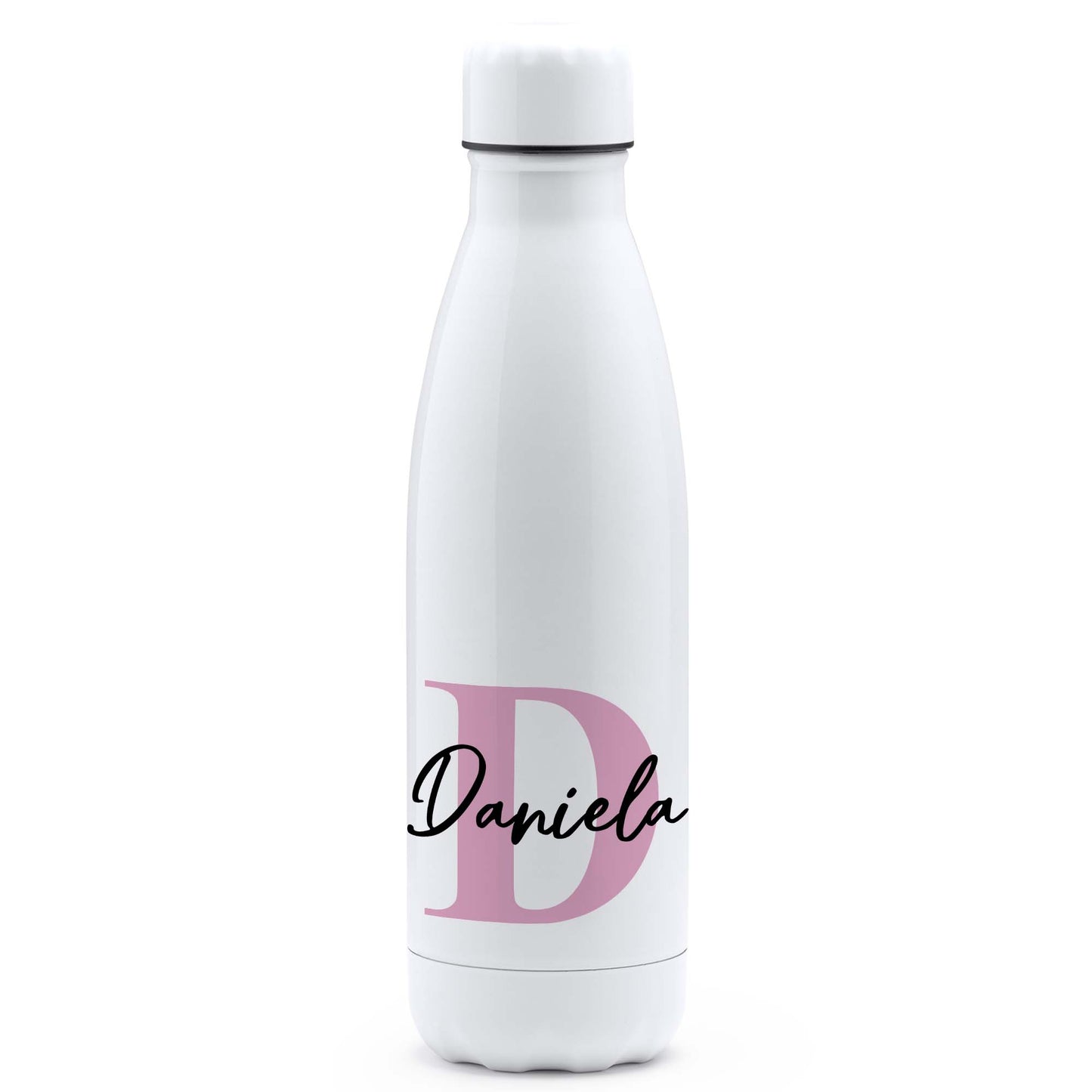 Botella personalizada con nombre de aceri inox