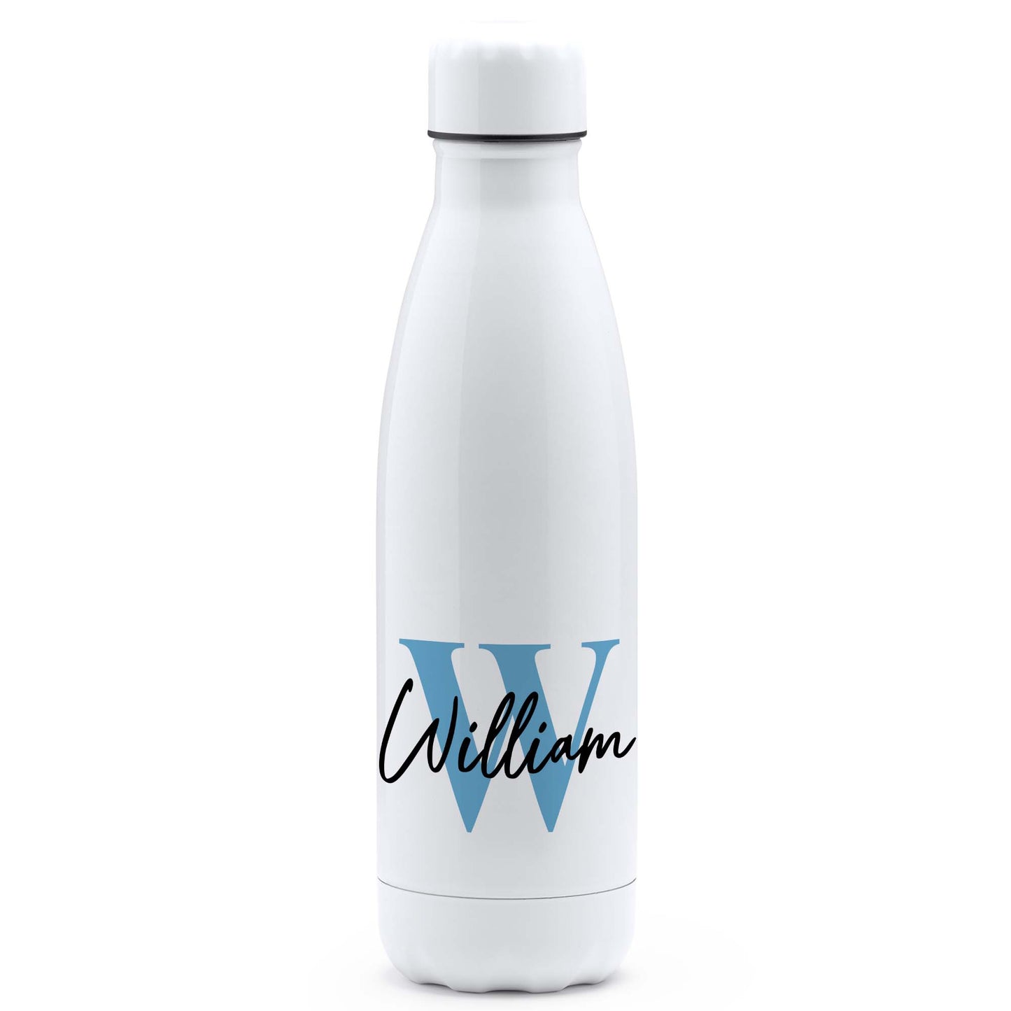 Botella personalizada con nombre de aceri inox