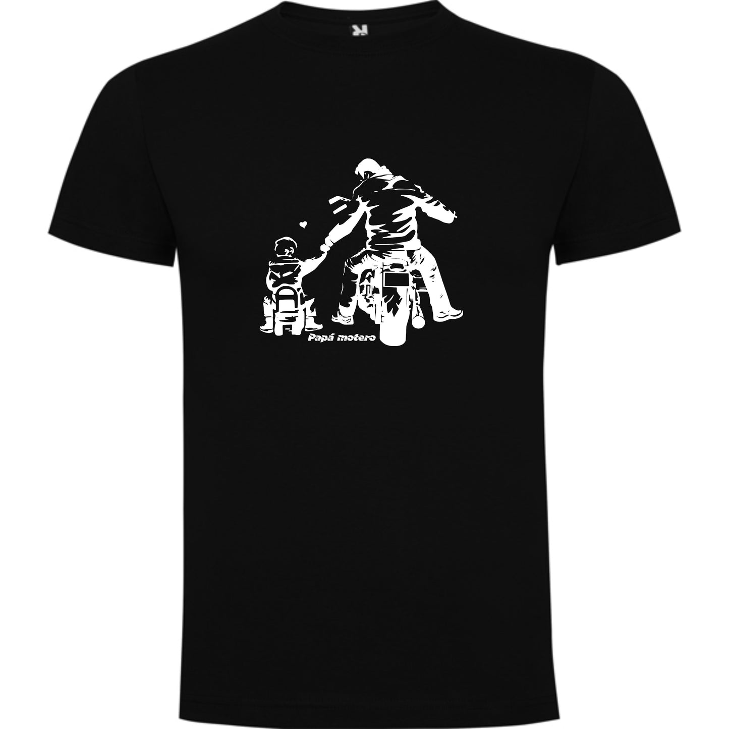 Camiseta papá motero