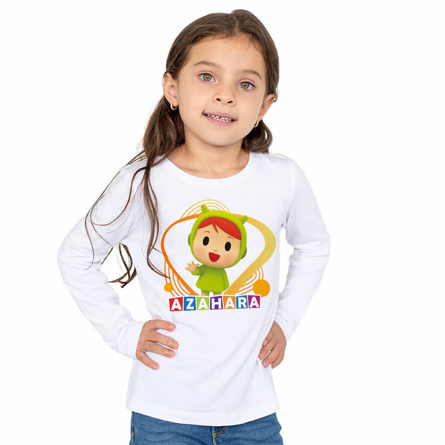 Camiseta personalizada Nina de Pocoyó