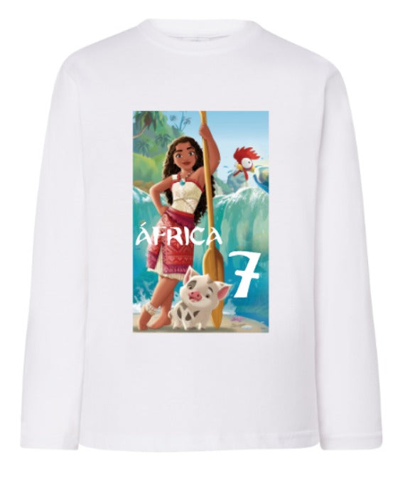 Camiseta personalizada con nombre y numero