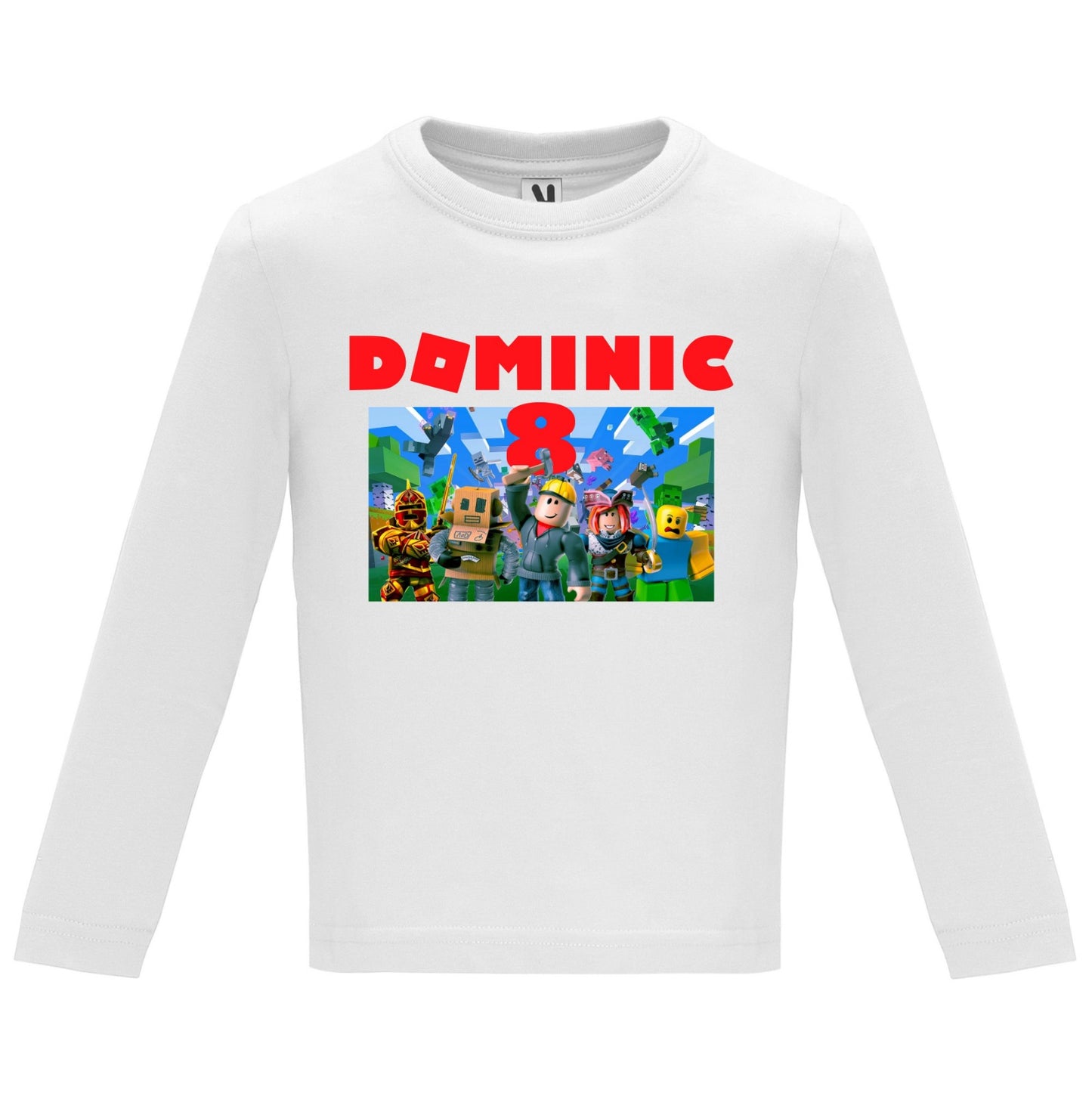 Camiseta personalizada roblox