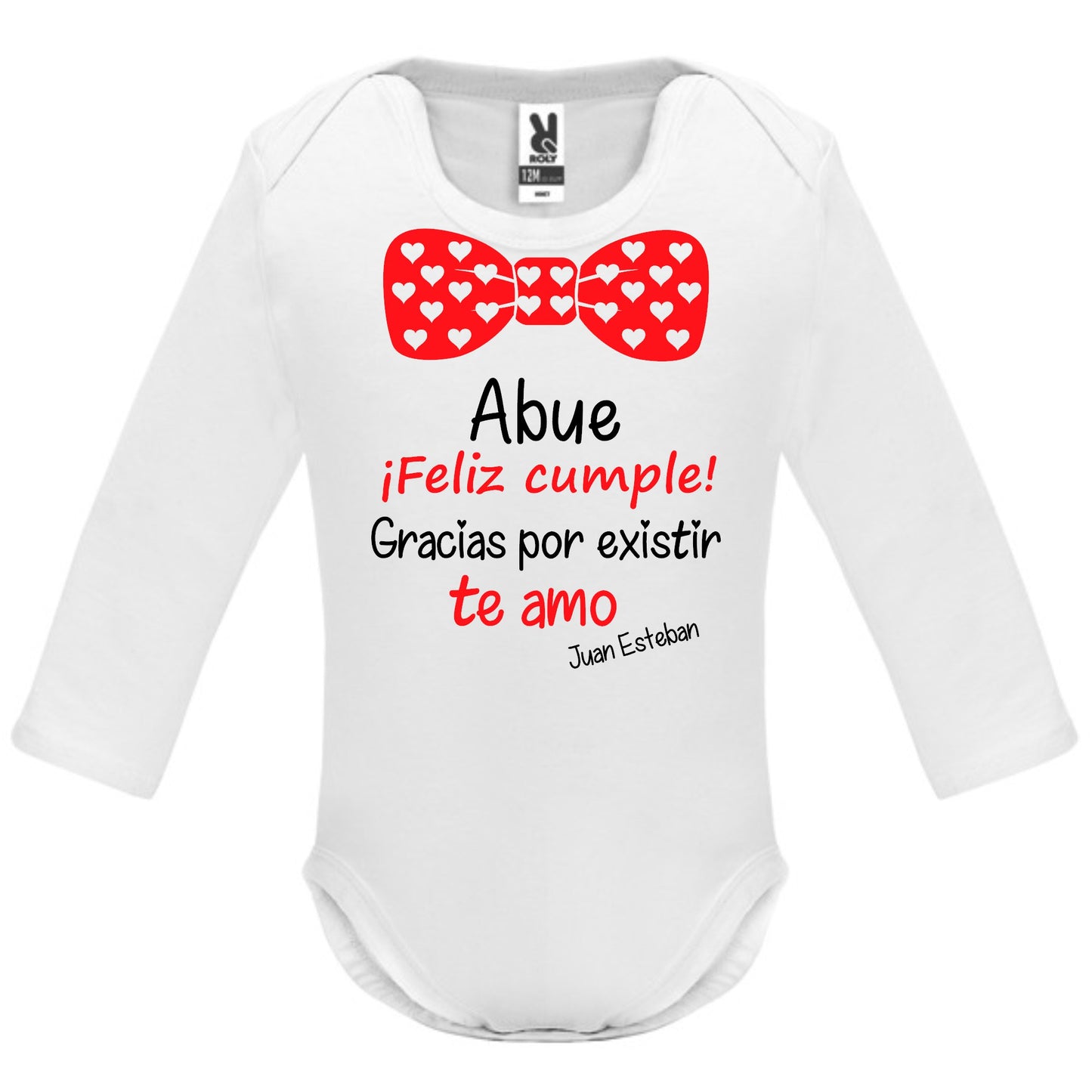 Body de Bebé abue feliz cumple