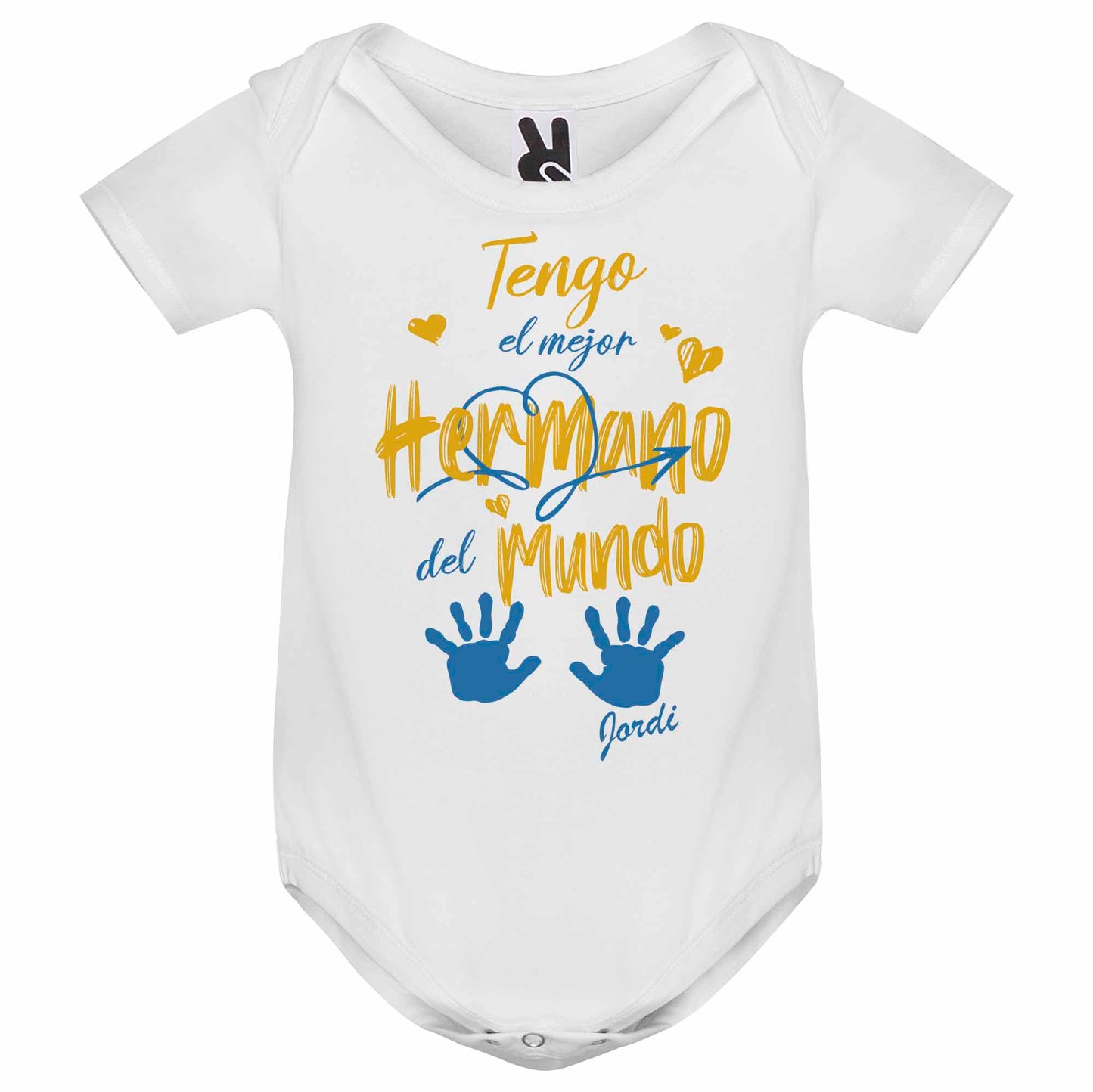 Body personalizado el mejor hermano del mundo