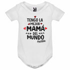 Body personalizado La mejor mamá del mundo