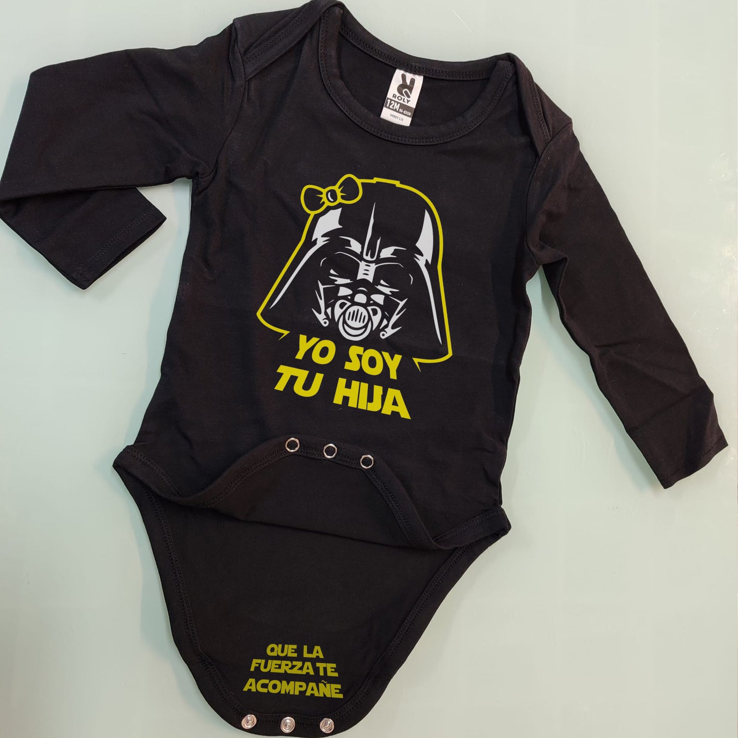 Body de Bebé mangas largas Yo soy tu hija