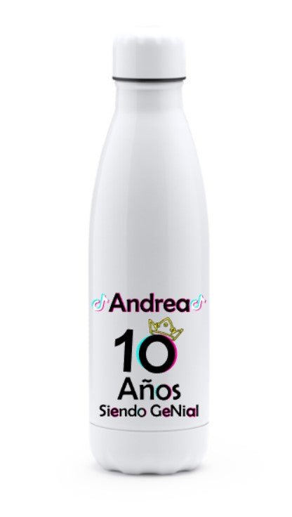 botella tik tok personalizada