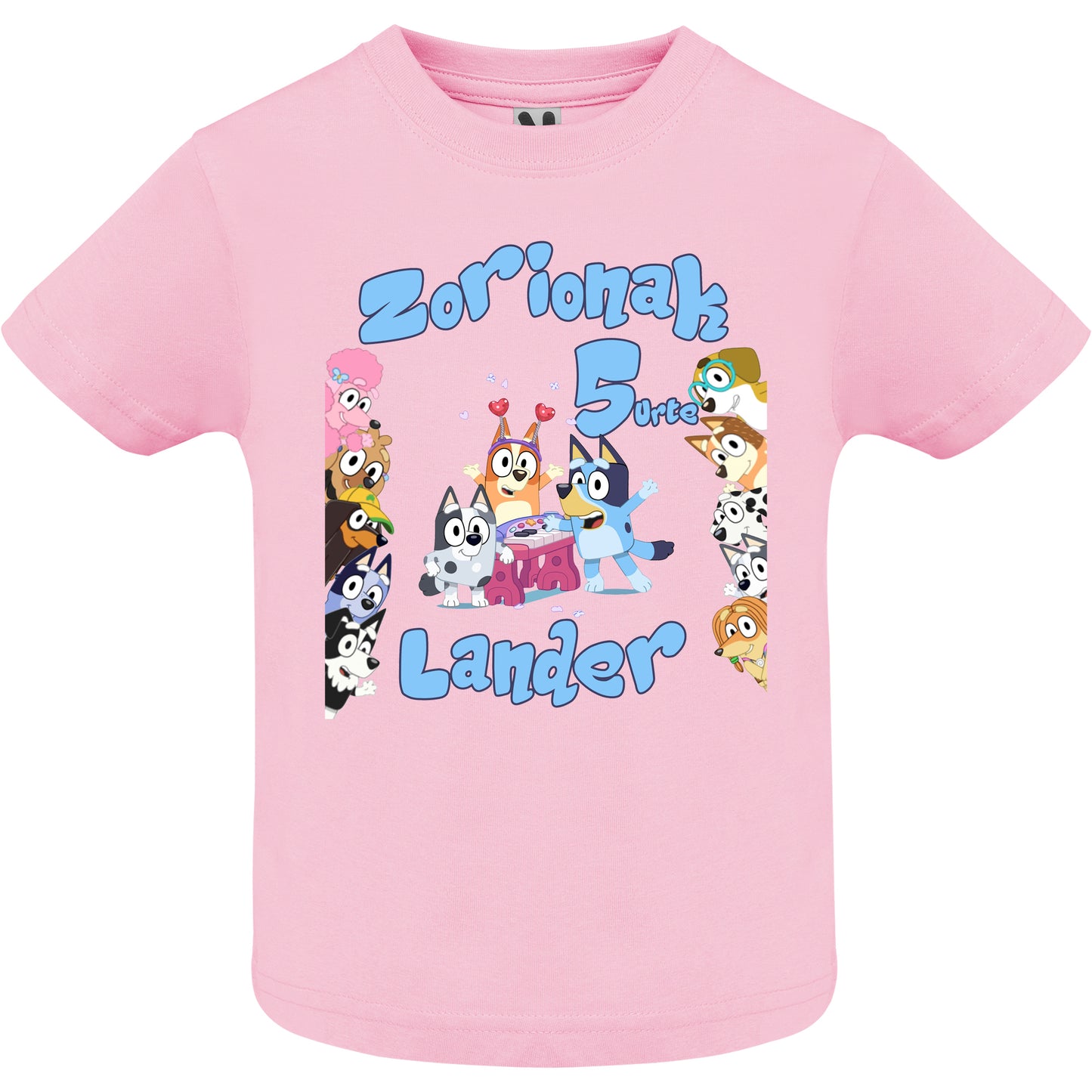 Camiseta personalizada Bluey