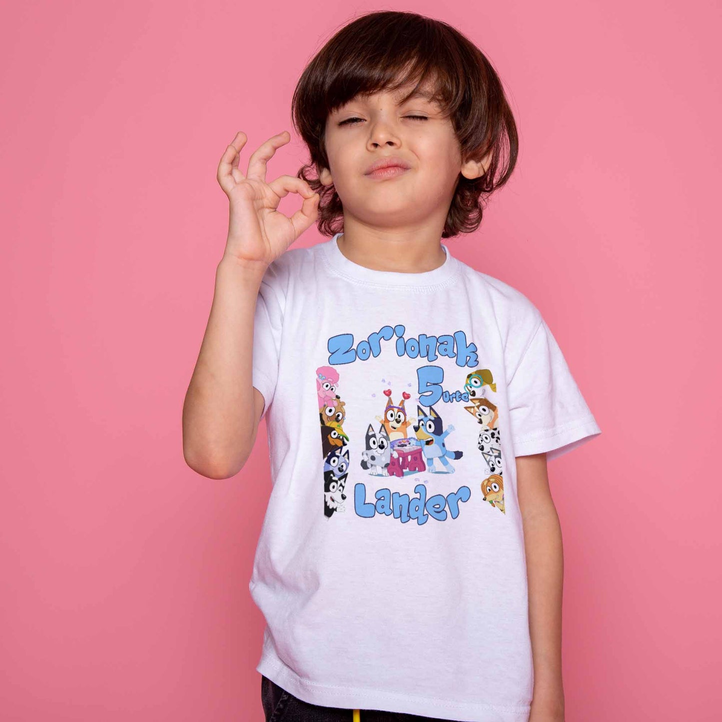 Camiseta personalizada Bluey