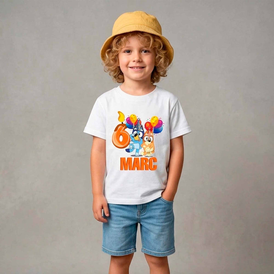 Camiseta personalizada Bluey y Bingo