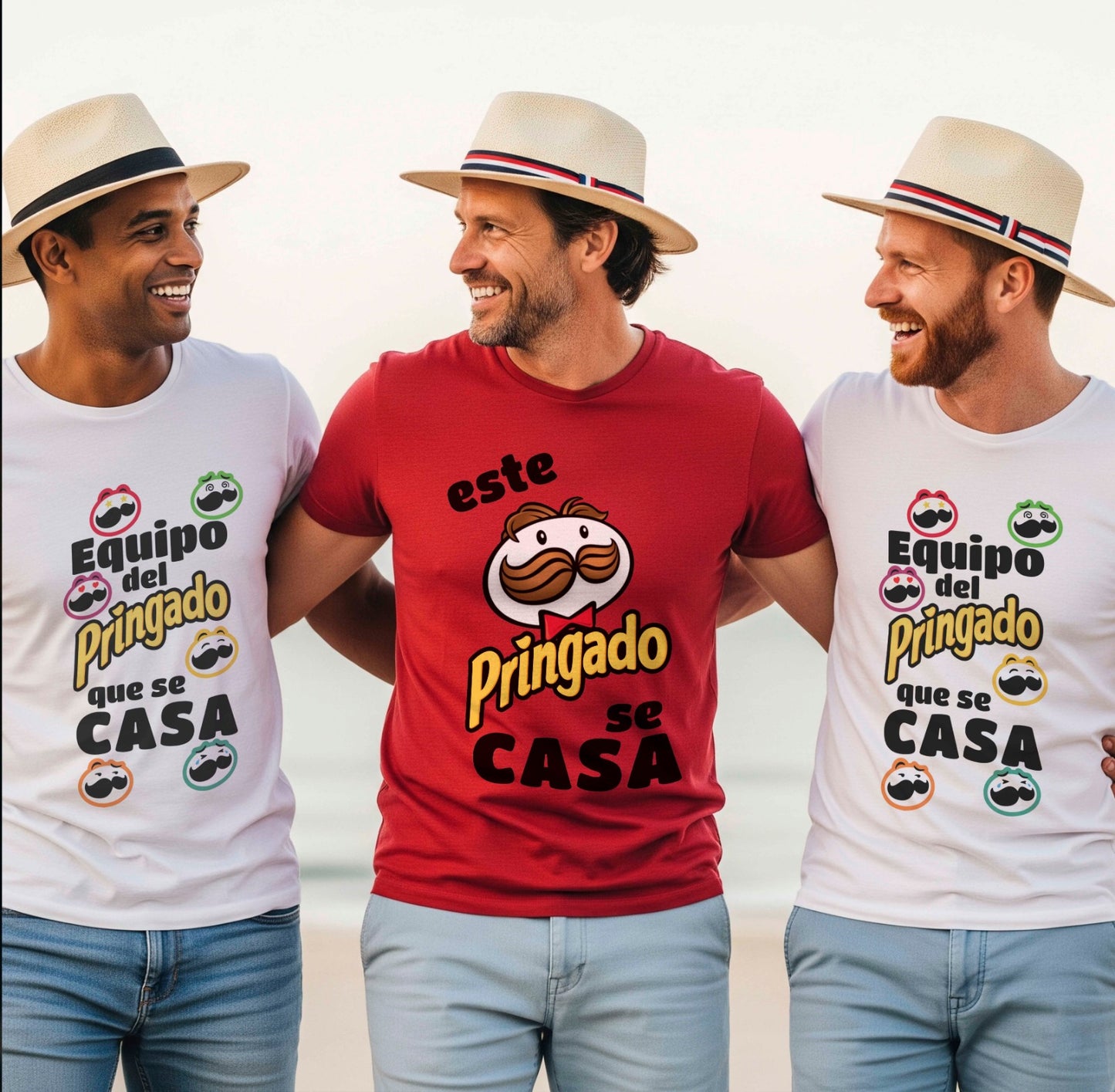Camiseta despedida de soltero pringado personalizada