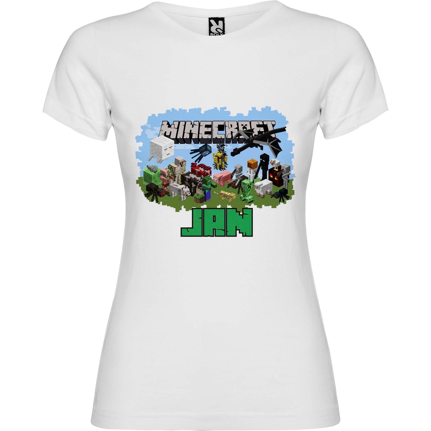 Camiseta Minecraft personalizada