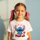 Camiseta cumpleaños Stitch personalizada