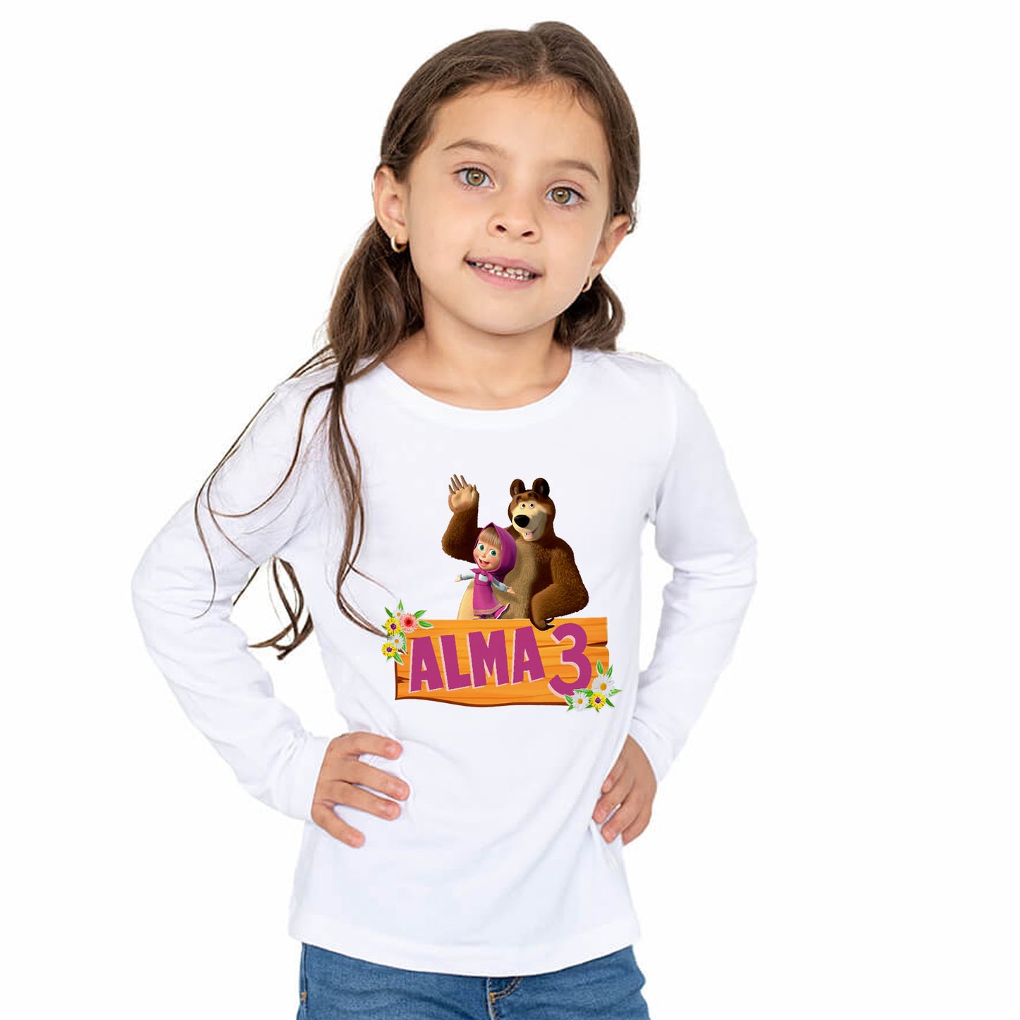 Camisetas personalizada Masha y oso
