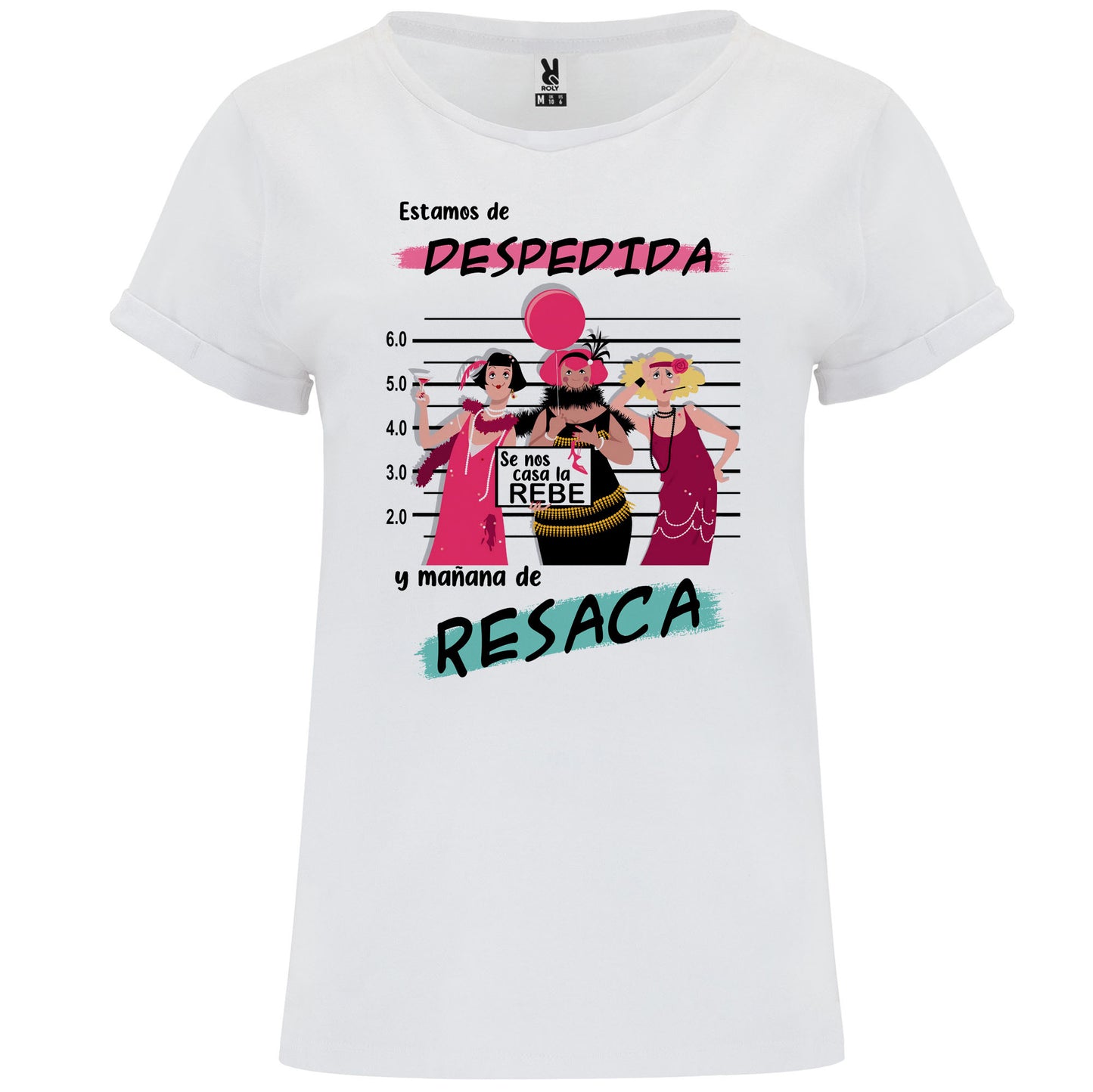Camiseta despedida de soltera Hoy de despedida, mañana resaca
