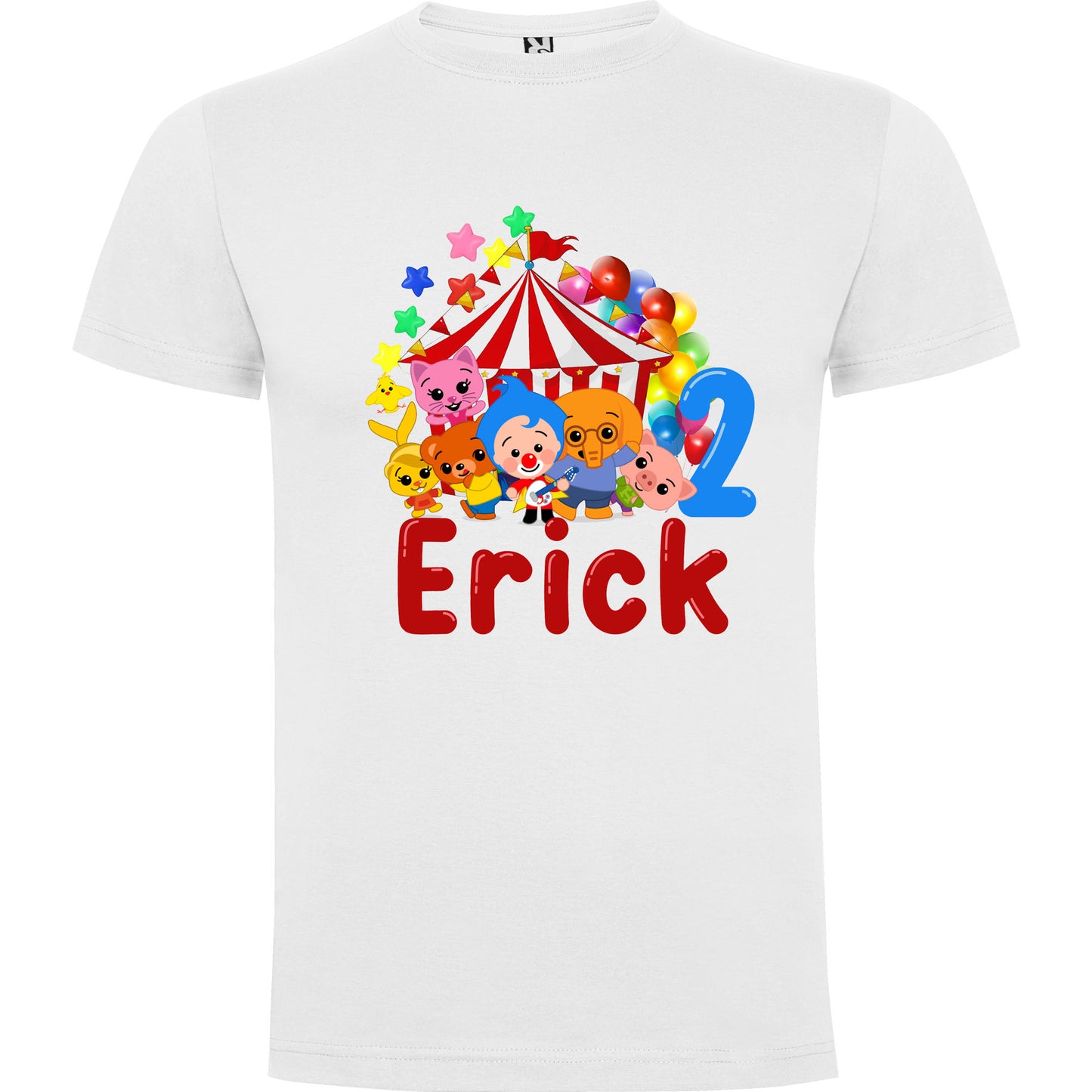 Camiseta personalizada familia payaso plim plim