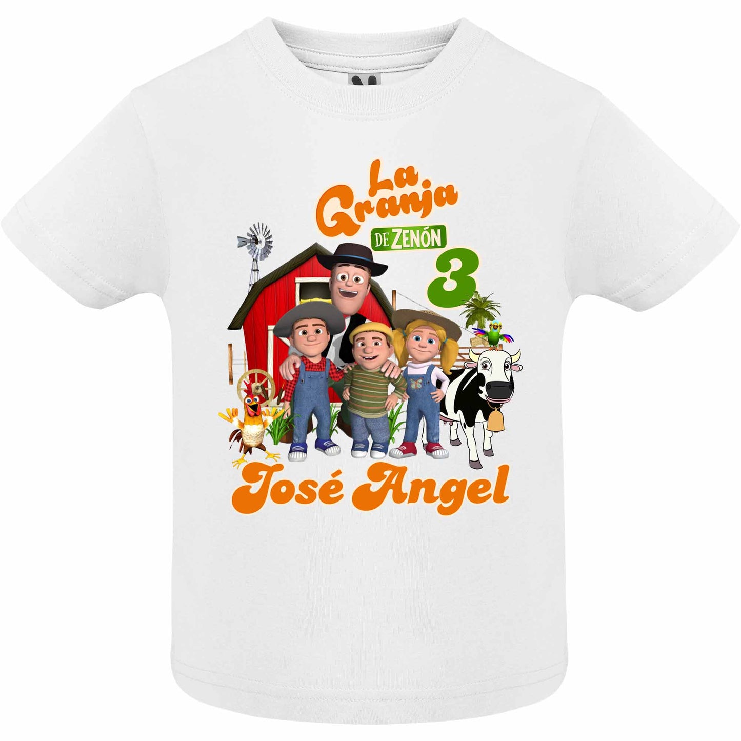 Camiseta personalizada familia La granja de Zenón