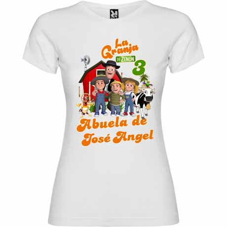 Camiseta personalizada familia La granja de Zenón