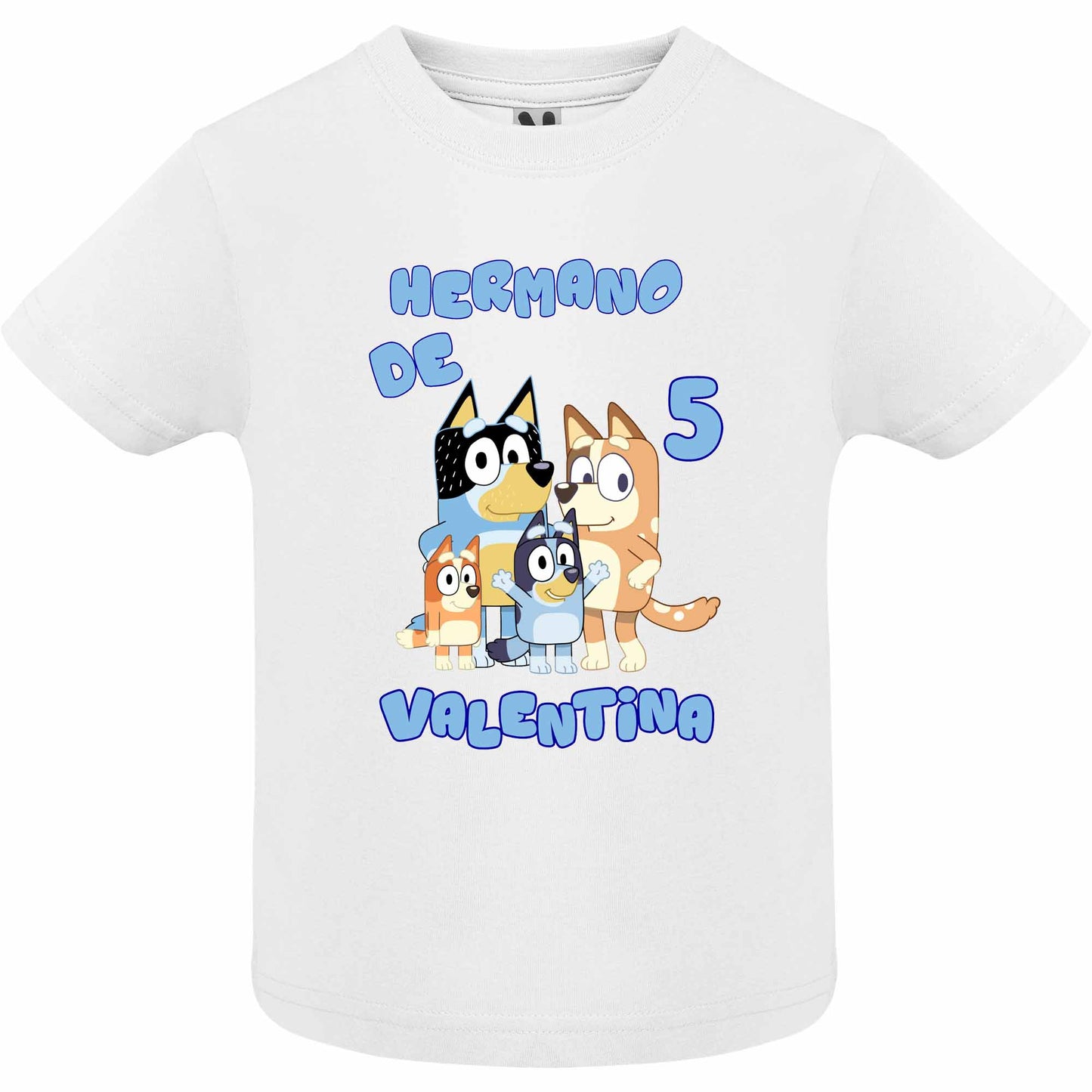 Camiseta personalizada familia Bluey