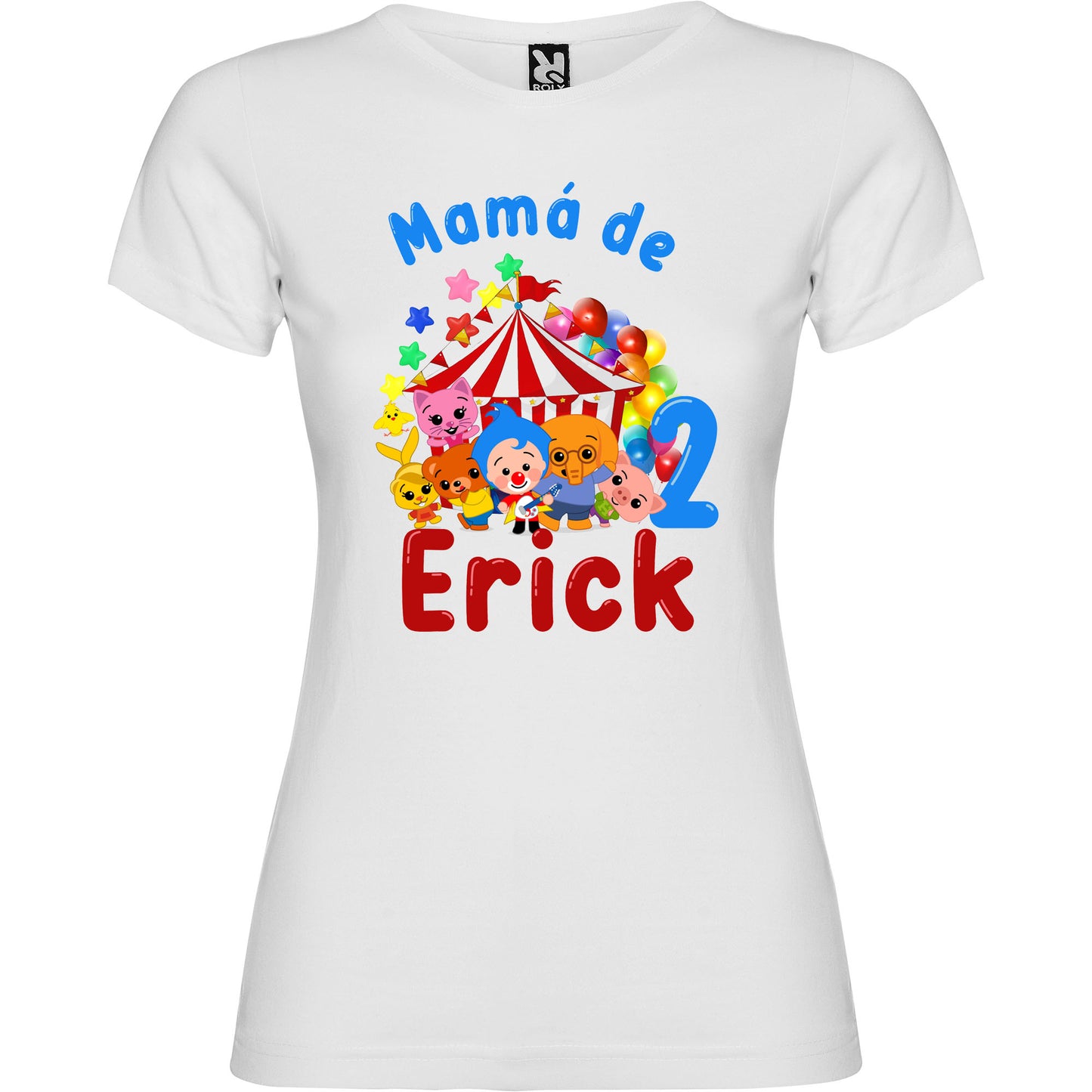 Camiseta personalizada familia payaso plim plim