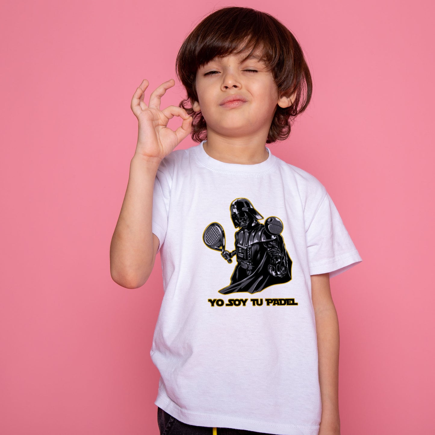 Camiseta unisex personalizada darth vader yo soy tu padel