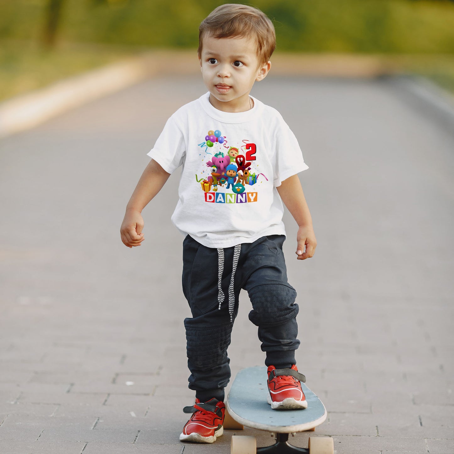Camiseta personalizada Pocoyo y amigos