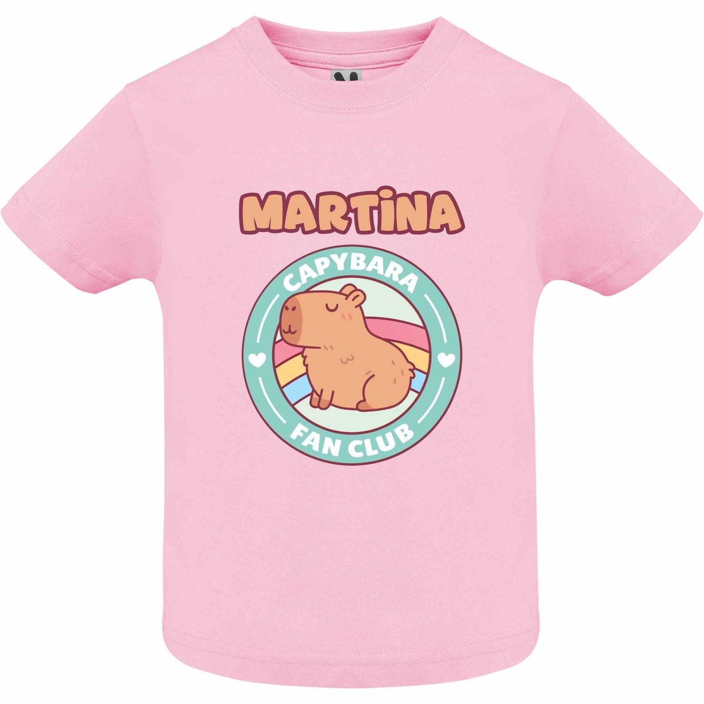 Camiseta Capibara fan club personalizada