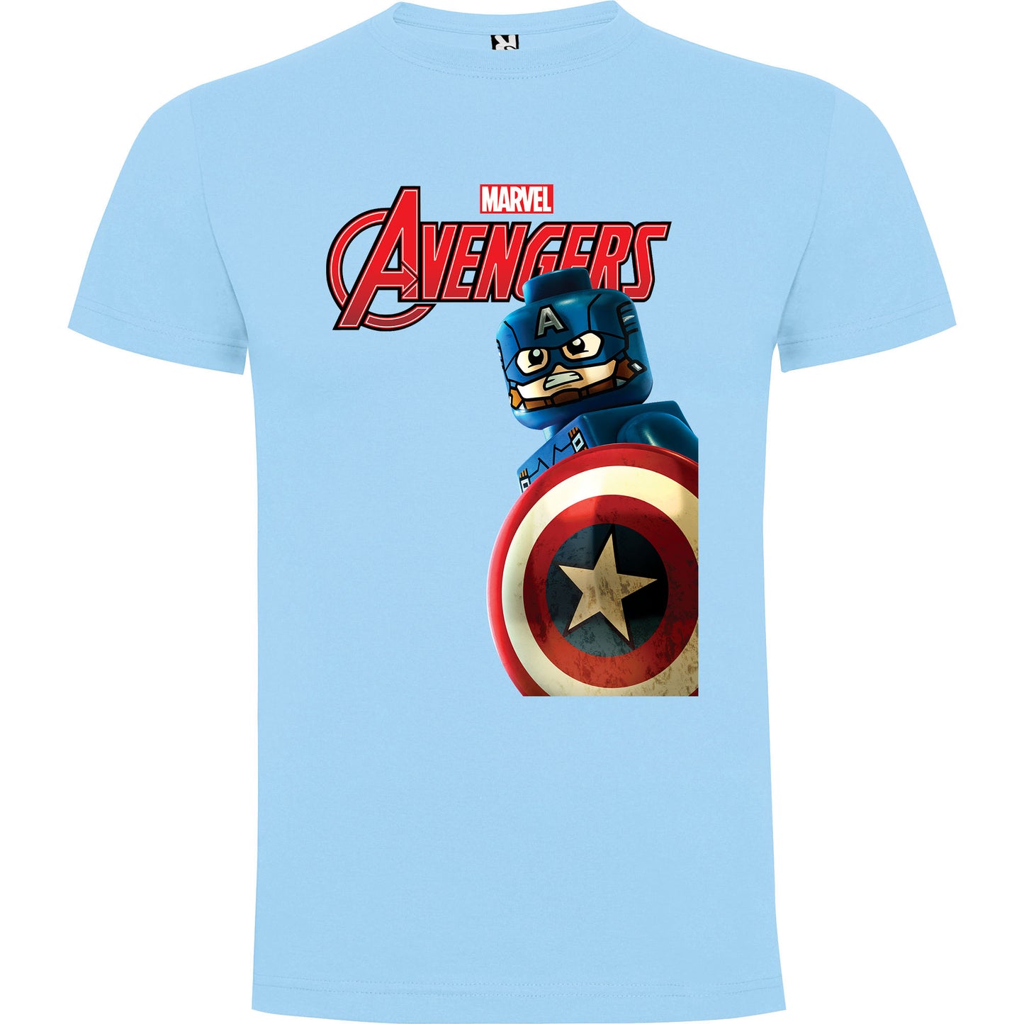 Camiseta lego Capitan America personalizada