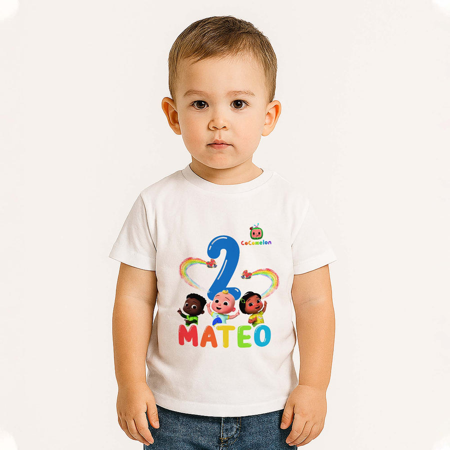Camiseta Cocomelon Cumpleaños