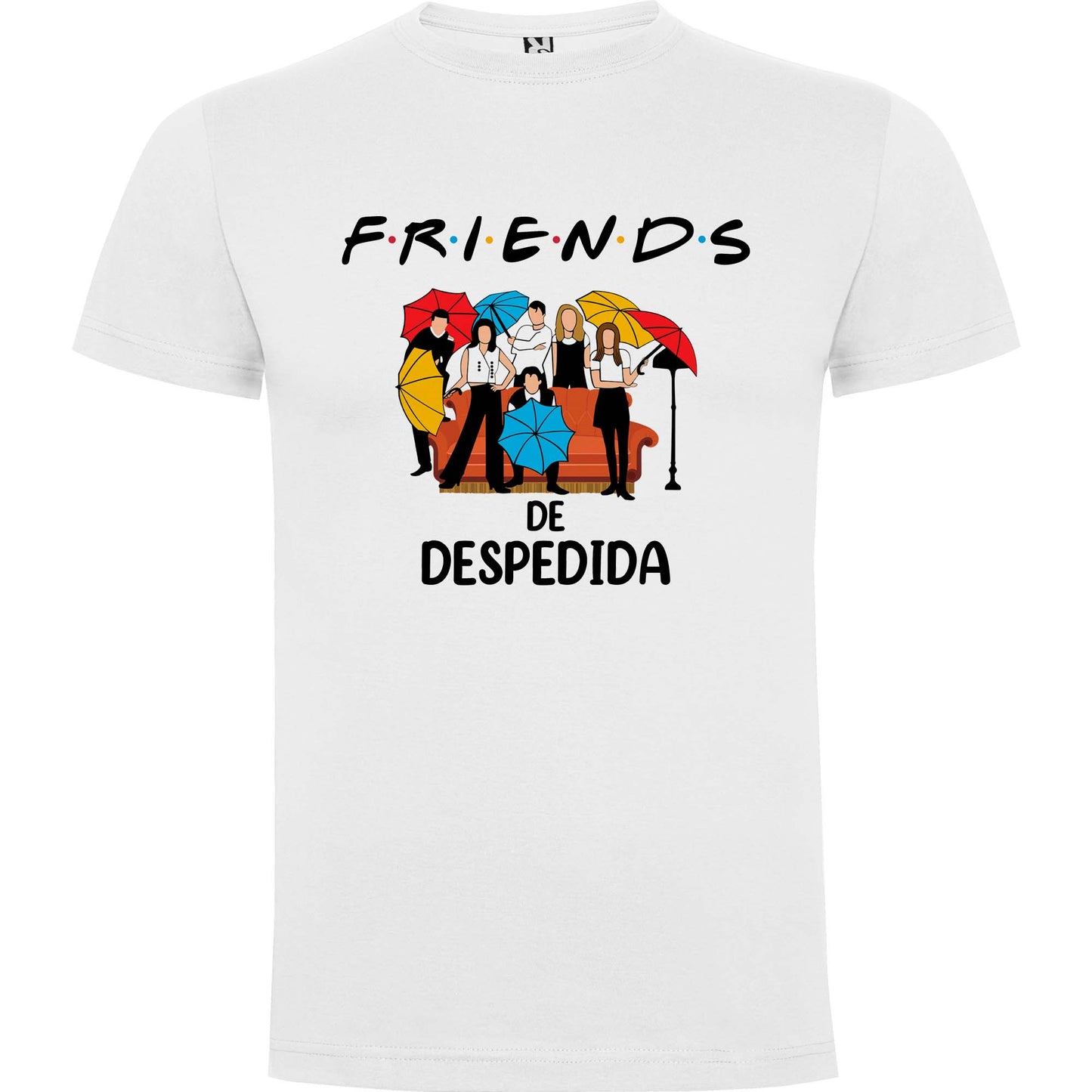 Camiseta despedida de soltero friends