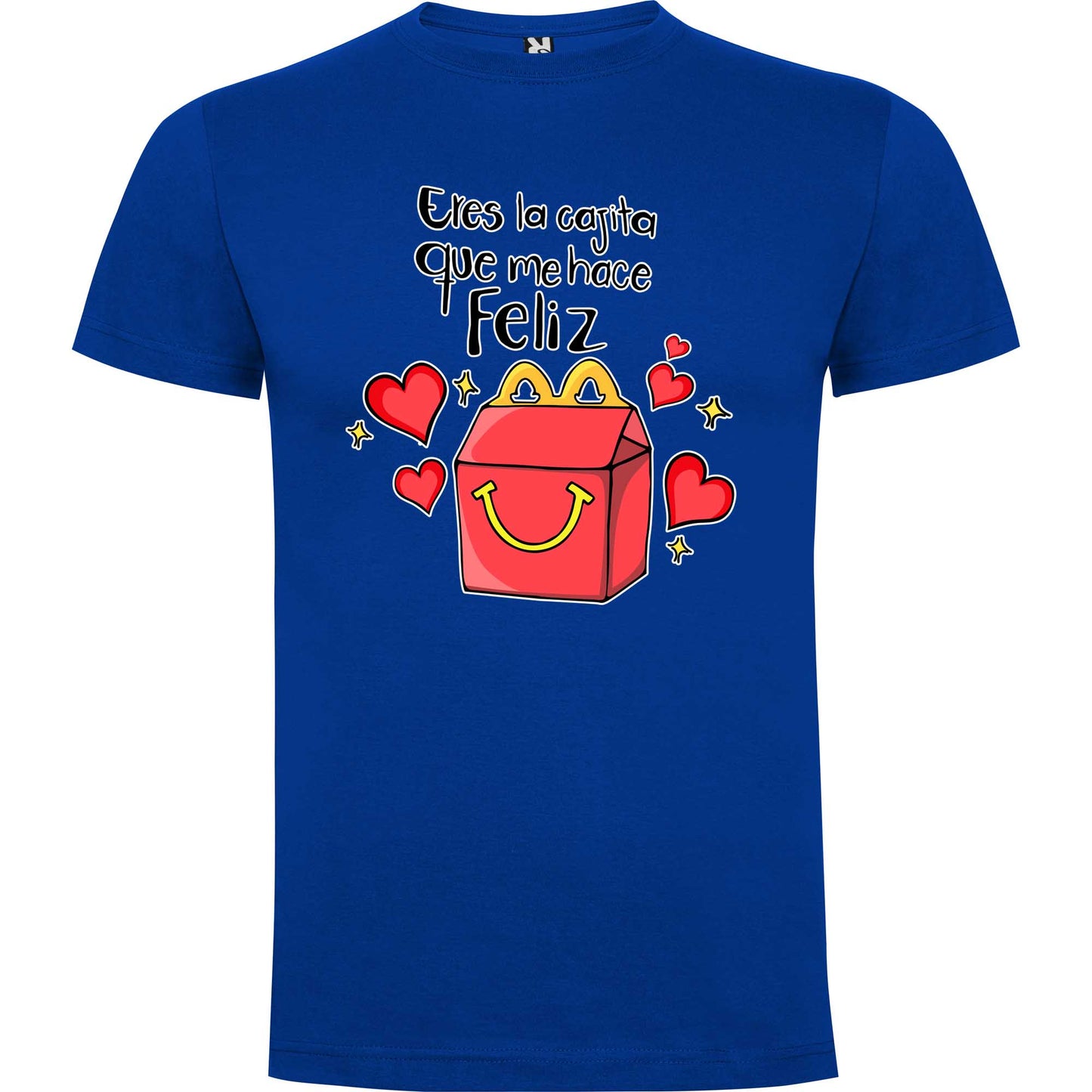 Camiseta personalizada eres mi cajita feliz