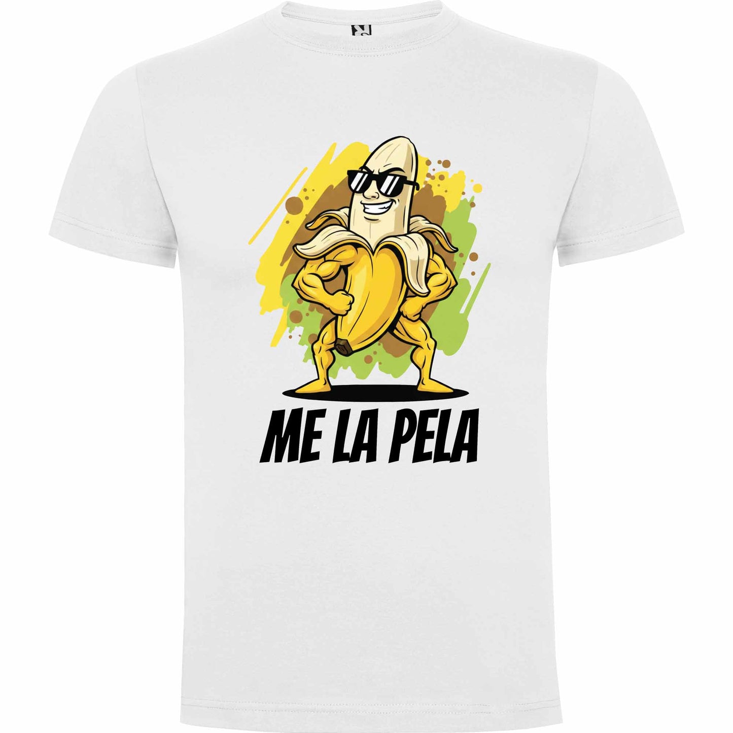 Camiseta personalizada diseño banana me la pela