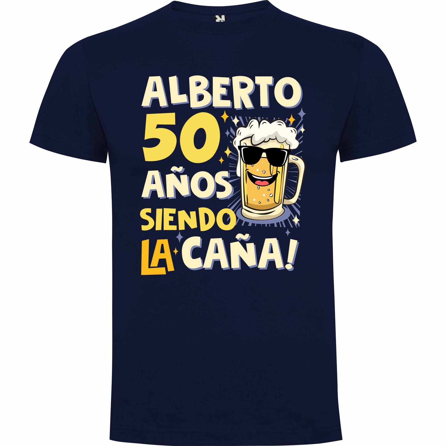 Camiseta personalizada 50 años siendo la caña