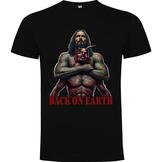 Camiseta mangas cortas back on earth