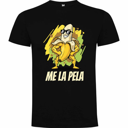 Camiseta personalizada diseño banana me la pela