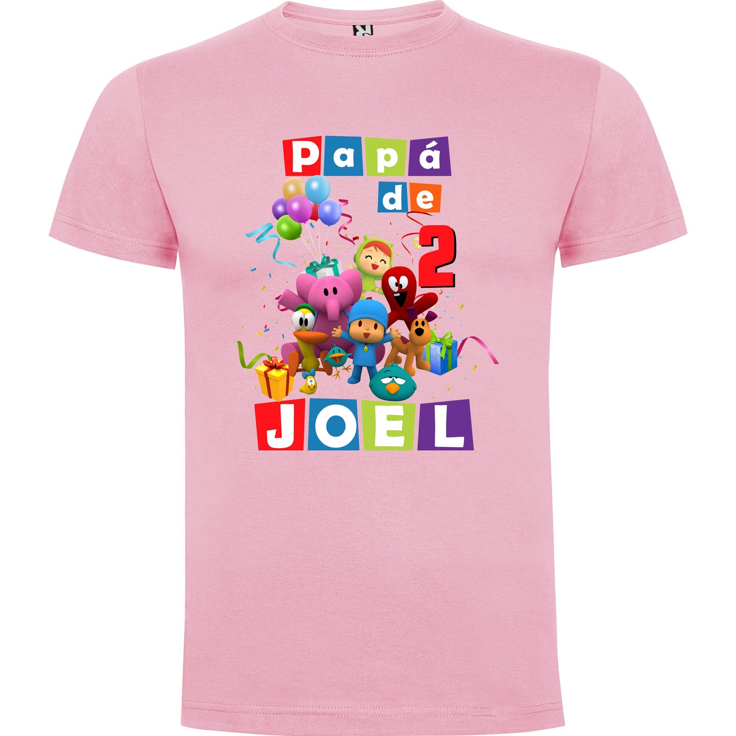Camiseta personalizada pocoyo padre e hijo