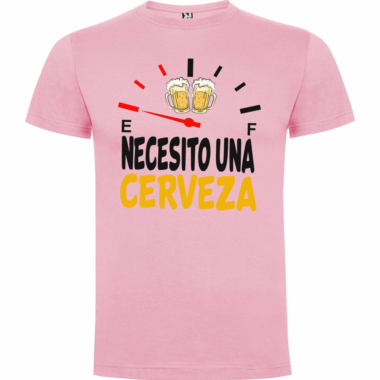 Camiseta personalizada necesito una cerveza