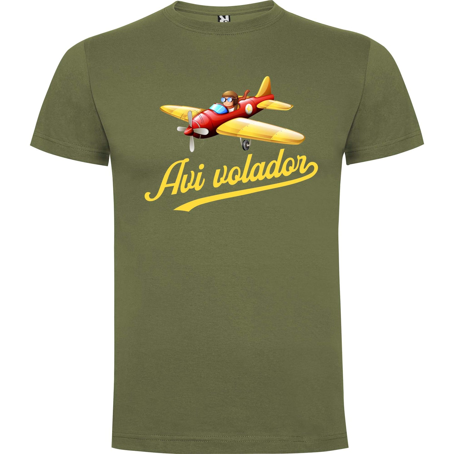 Camiseta personalizada avi volador