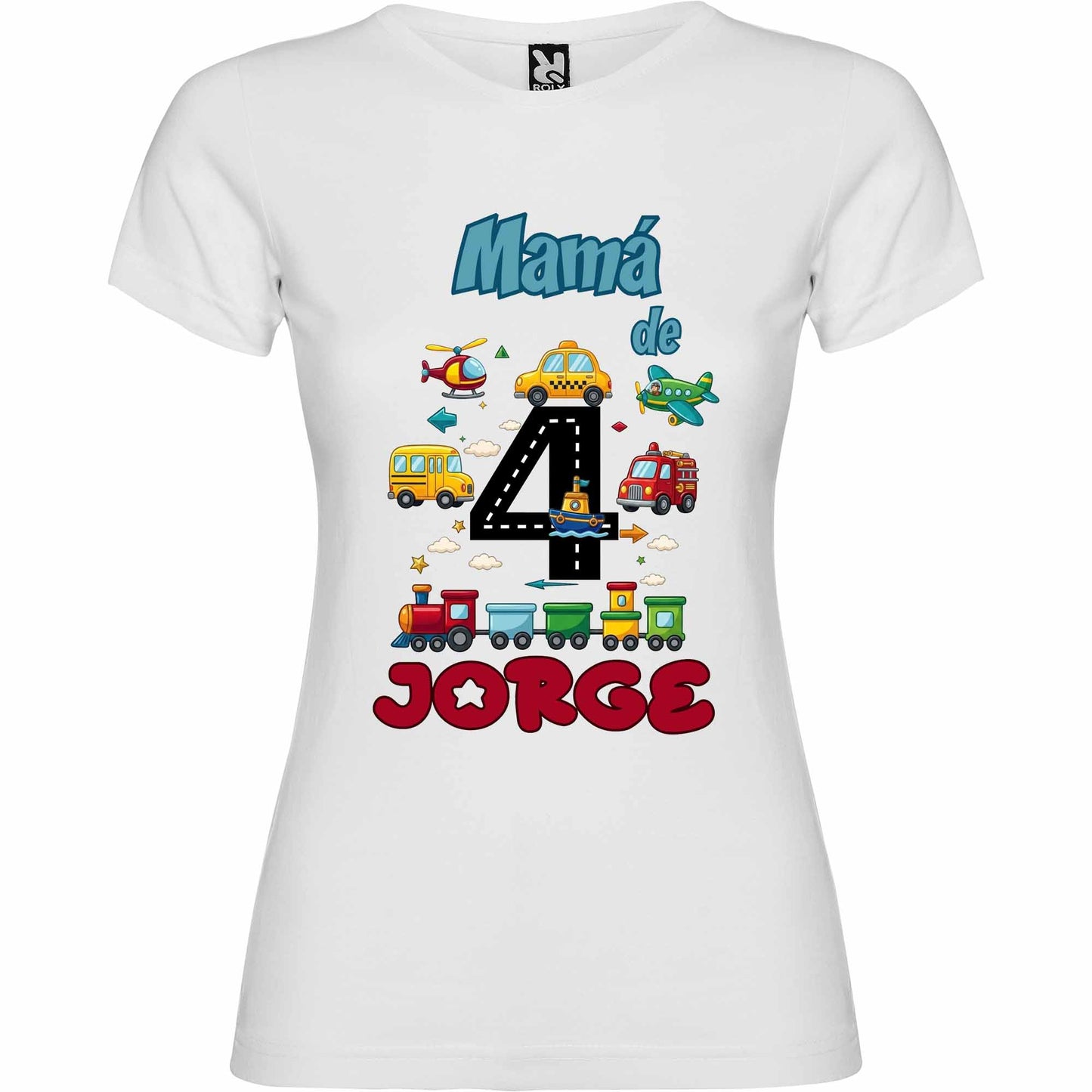 Camiseta personalizada años sobre ruedas