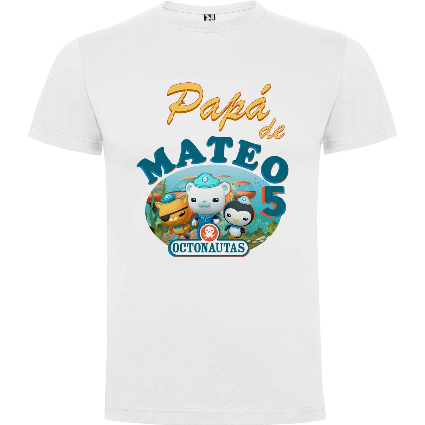 Camiseta cumpleaños Los Octonautas personalizada