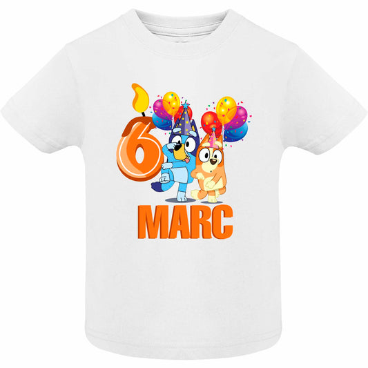 Camiseta personalizada Bluey y Bingo