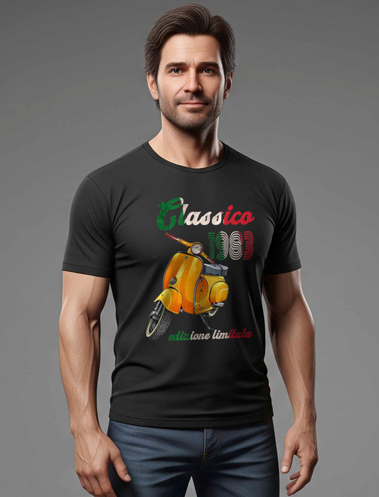 Camiseta motero classico personalizada