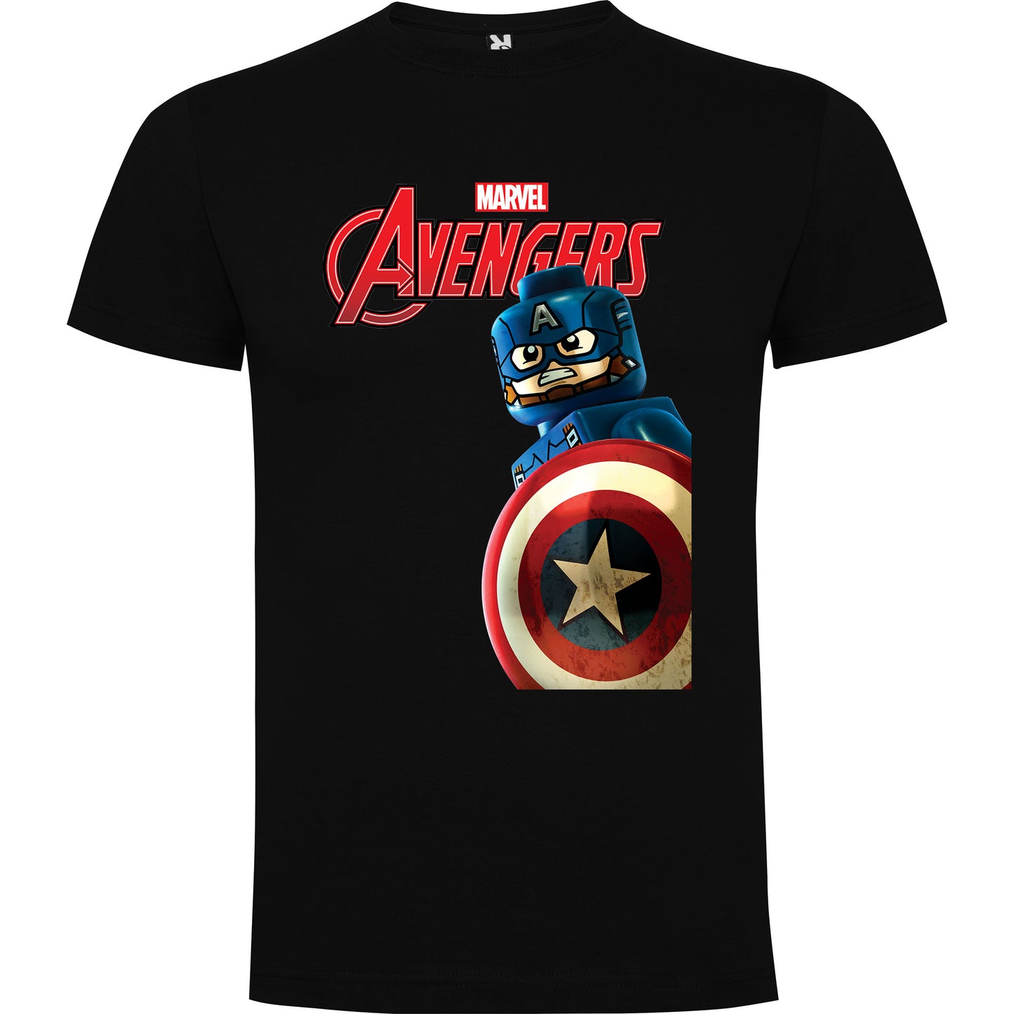 Camiseta lego Capitan America personalizada