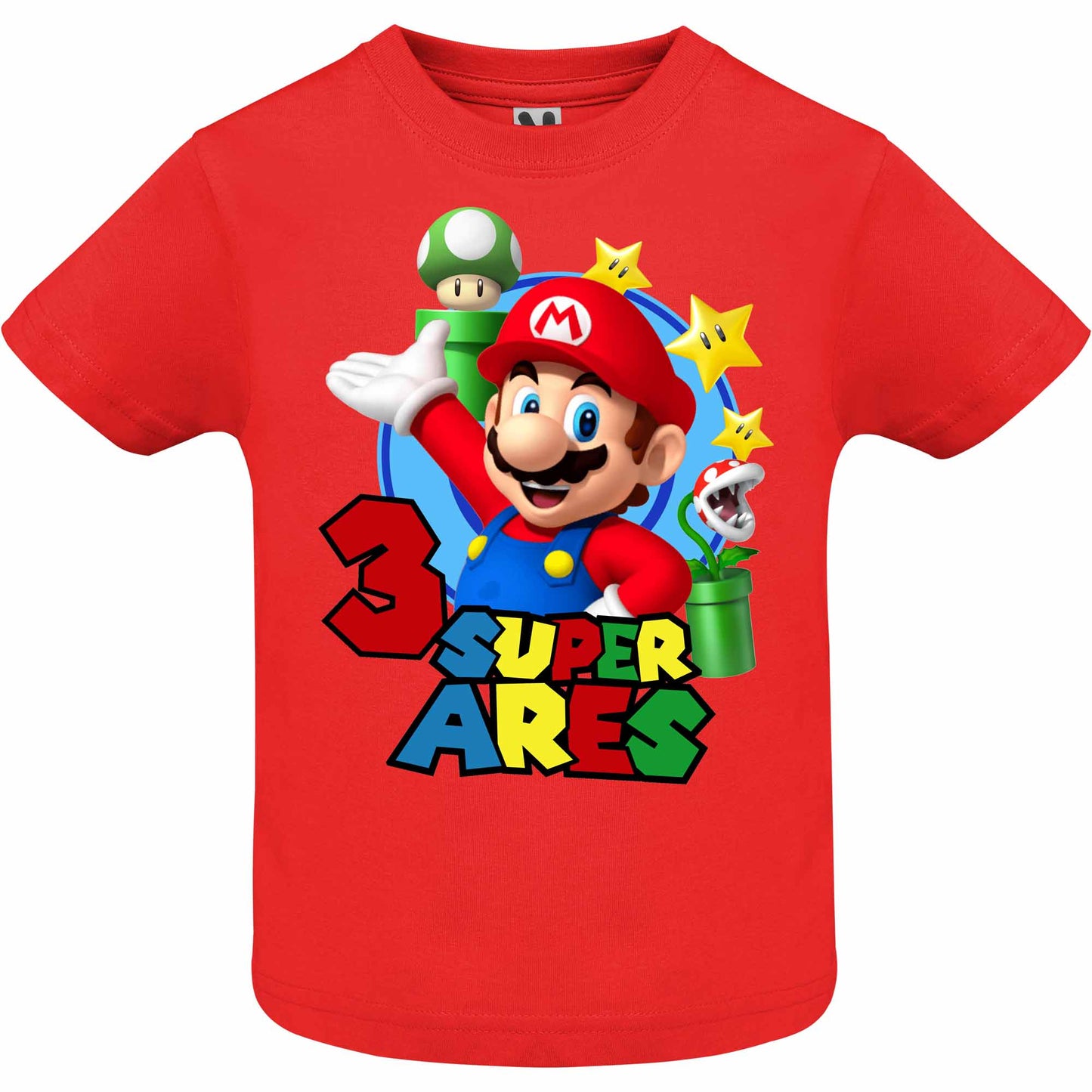 Camiseta personalizada Super Mario Fans