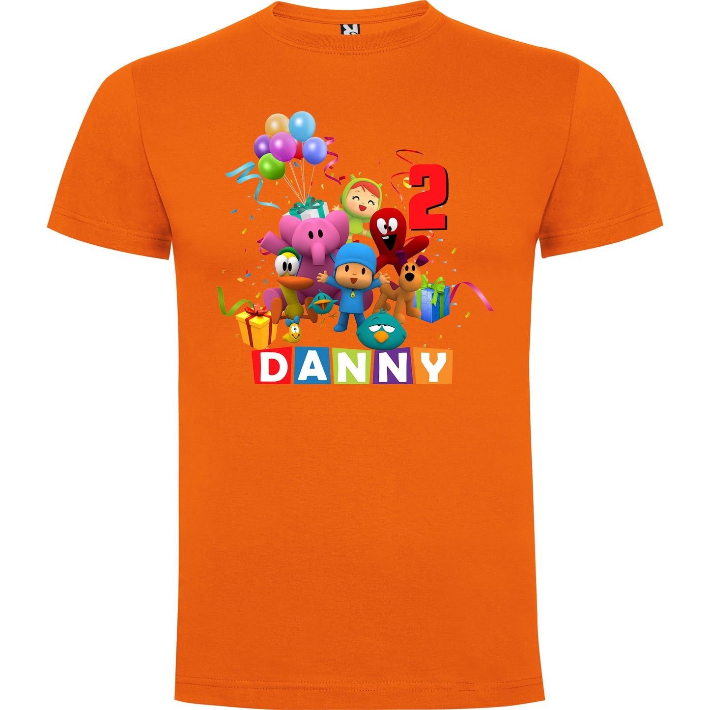 Camiseta personalizada Pocoyo y amigos