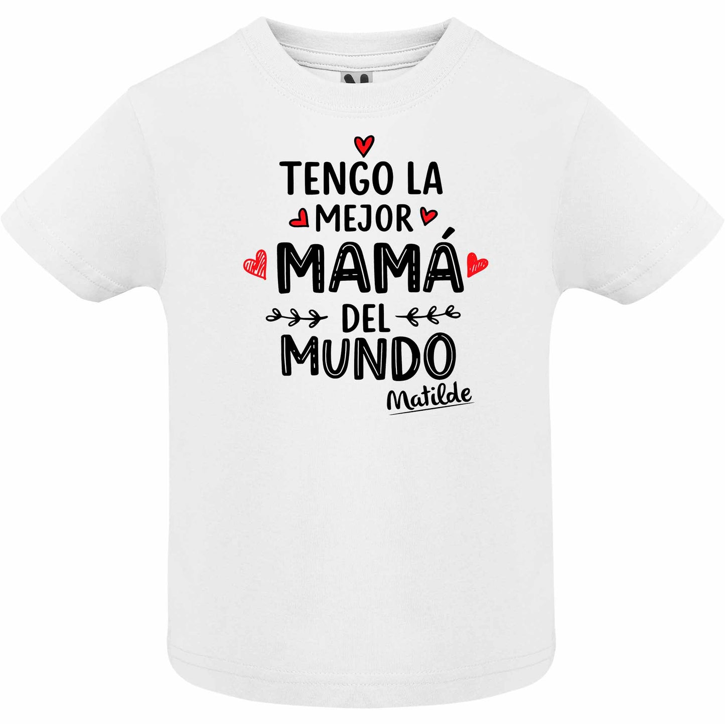 Body personalizado La mejor mamá del mundo