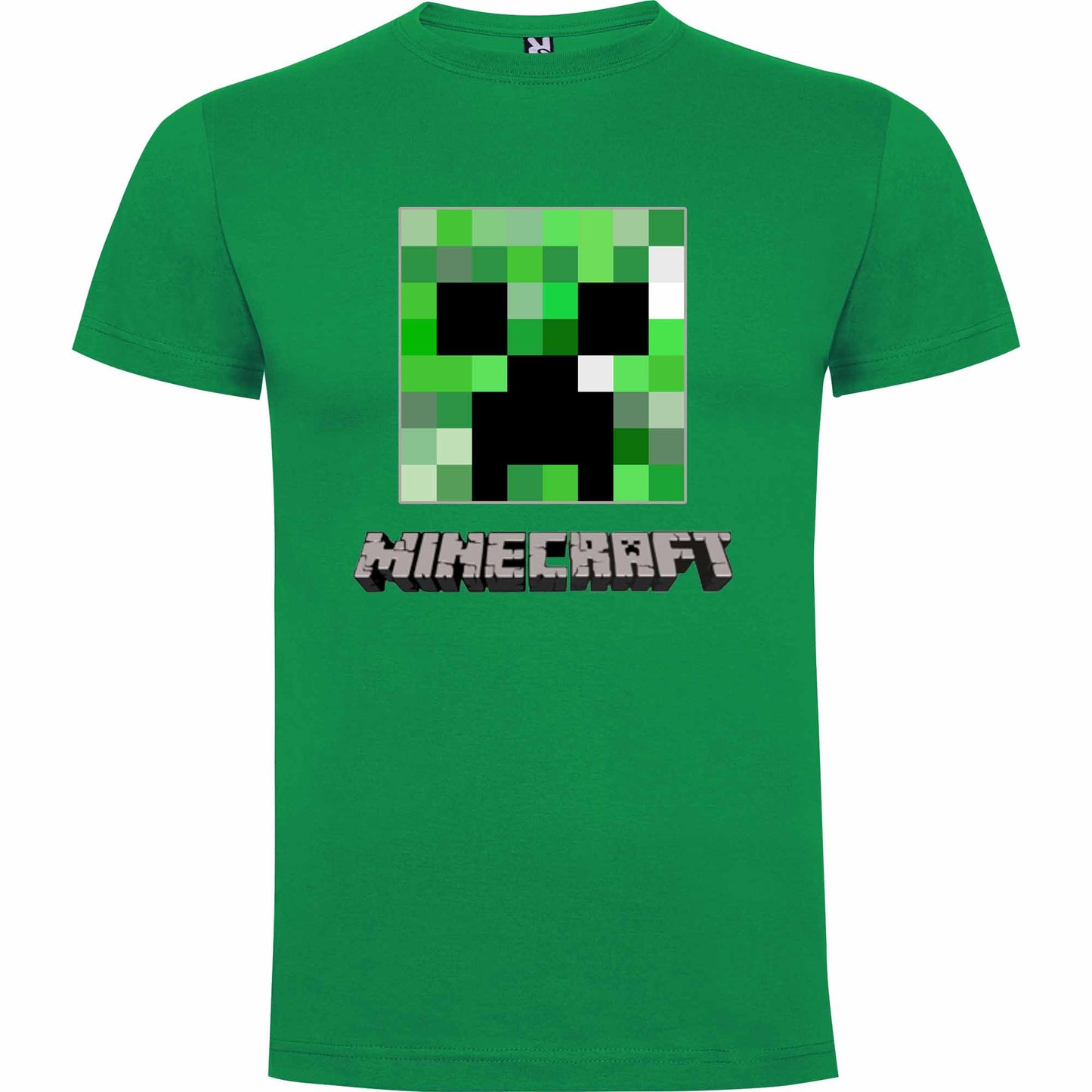 Camiseta minecraft creeper personalizada