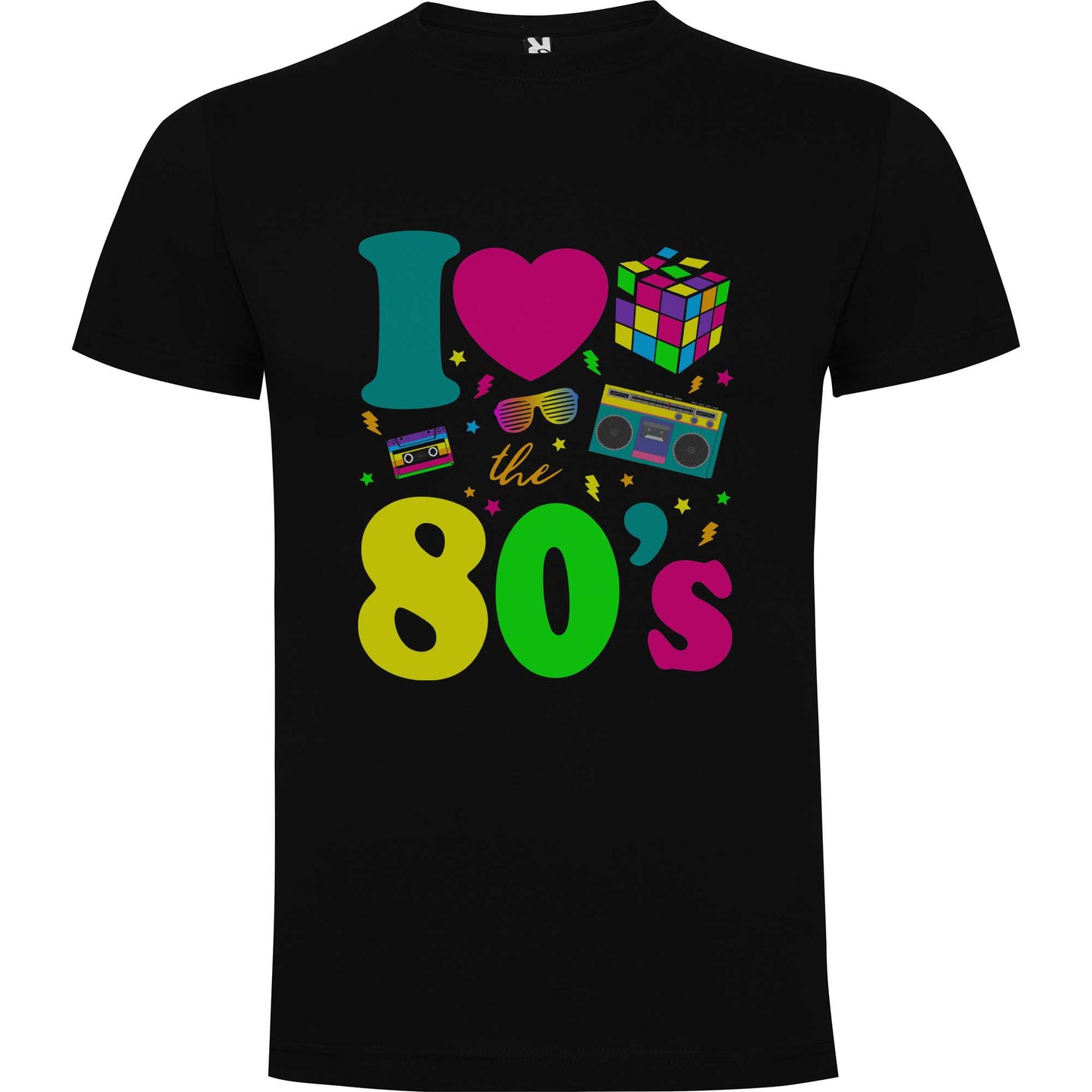 Camiseta personalizada I love 80's
