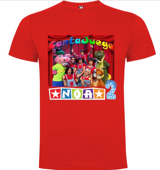 Camiseta personalizada canatjuegos