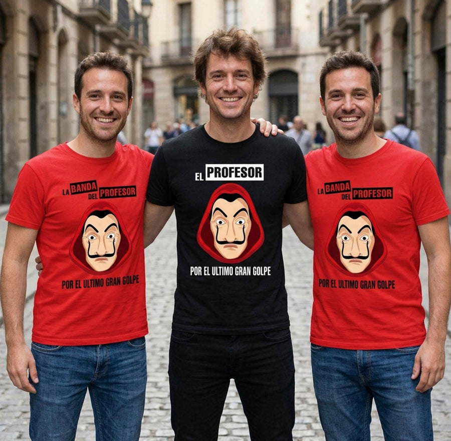 Camiseta despedida de soltero La casa de Papel